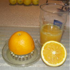 squeezing oranges